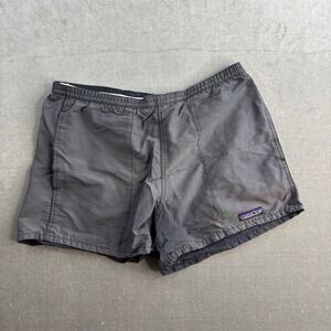 Vintage Patagonia Baggies Swim Shorts Trunks Mesh Lined Grey Sz S Made In USA